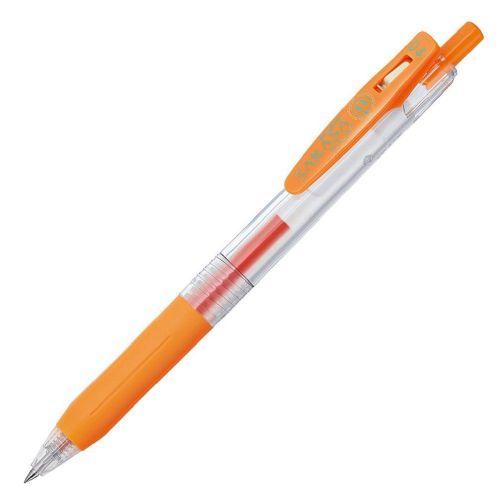Zebra - SARASA Clip Gel Ink Pen (10 Piece Box Set) - Orange