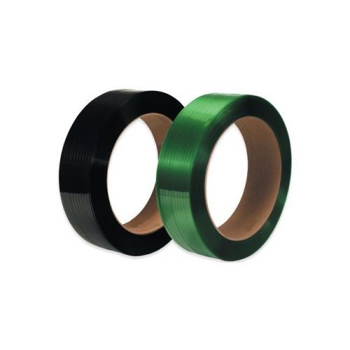 &#034;polyester strapping, smooth, 16&#034;&#034;x6&#034;&#034; core, 5/8&#034;&#034;x4400&#039;, green, 1/coil&#034; for sale