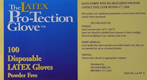 Disposable Latex Gloves Powder Free Fit Comfortable and Safe Beaded Cuff