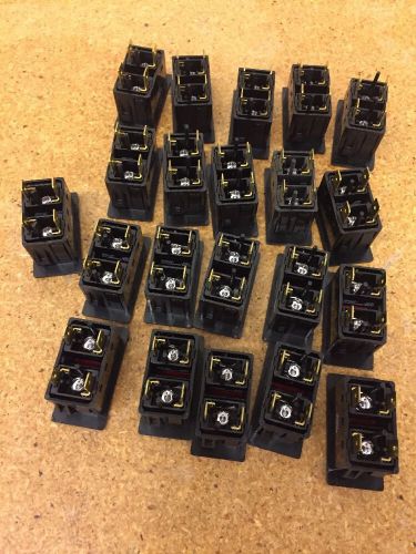 Lot Of (21) Carling Switch 1345R Light Indicator Switches B02-5198