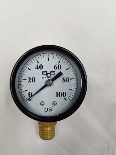 CO2 Pressure Gauge - 100 psi 1/4 MPT - Postmix, Beer - Replacement guage