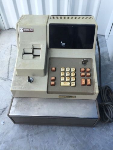 Victor 510 cash register 115 vac 50/60 hz 6 amps for parts/repair free shipping for sale