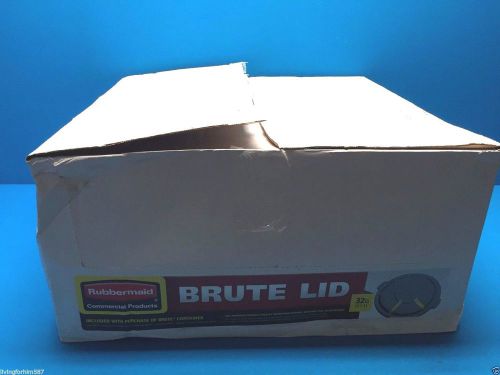 4 Rubbermaid Comercial Brute LIDS ONLY for 32 gal Trash Can RCP 4pk