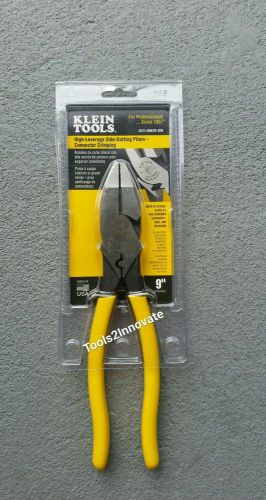 Klein tools d213-9necr 9&#034; high-leverage side-cutting plier-connector crimping for sale