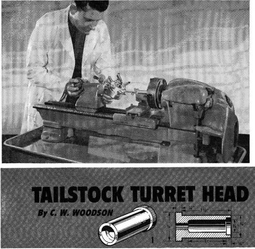 How To Make Tailstock Turret Head Attachment For Metal Lathe #387