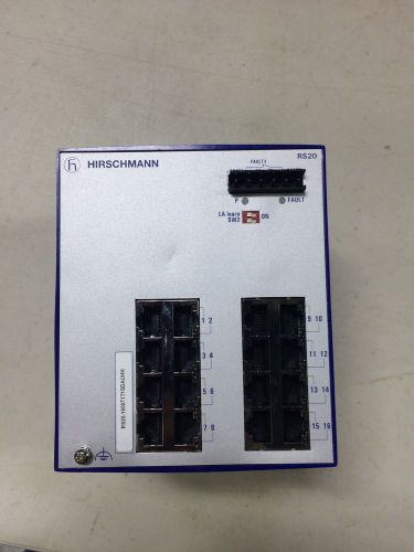 Hirschmann Rs20-1600t1t1sdauhh Data Rail Switch