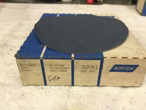 NORTON 6&#034; 150 Grit Sanding Discs