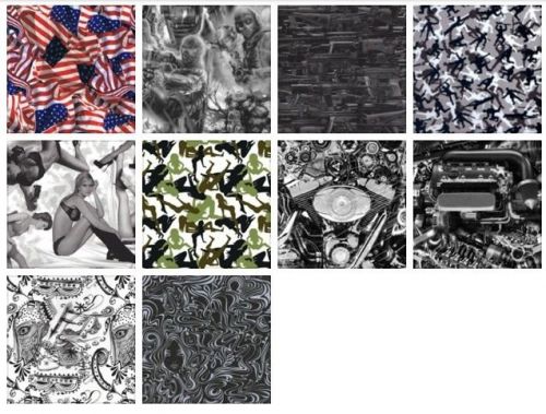Hydrographic sample prints (pick 3) for sale