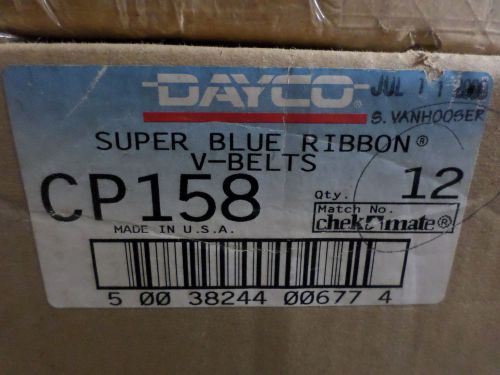 Dayco cp158 belt c158 7/8&#034; x 162&#034; for sale