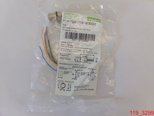 MURR ELEKTRONIK 7000-17181-9730020 M12 Female Receptacle A-cod PP-wires 8x.25