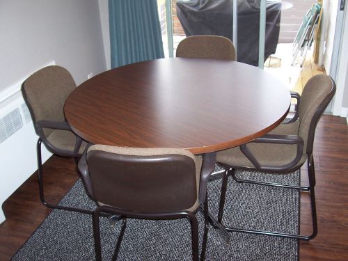 Office Furniture Conference Table &amp; 4 Chairs