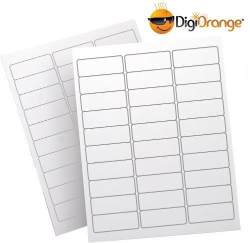 6,000 DigiOrange? Easy Peel White Mailing Labels for Laser/Inkjet Printers, 1 x