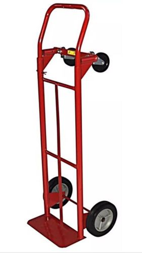 Milwaukee hand trucks 42152 convertible truck with 8-inch puncture proof tires for sale