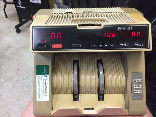 Brandt Money Counter # 8643-003 Currency Money, not working, for parts!