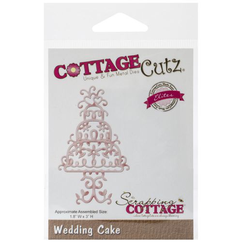 &#034;CottageCutz Elites Die -Wedding Cake 1.8&#034;&#034;X3&#034;&#034;&#034;