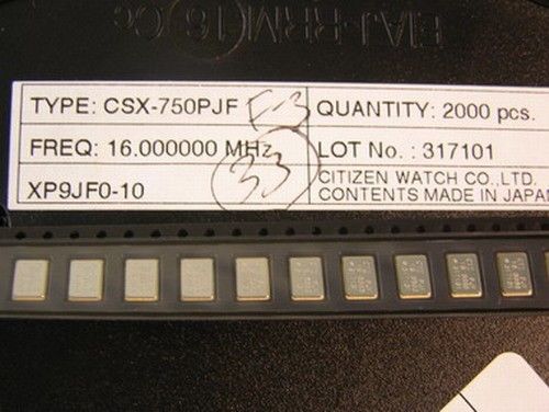 15 Citizen CSX750PJF 16 MHz Programmable Oscillators