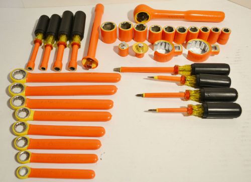 Cementex 32 pc.tool insulated ratch-sockets, screwdrivers, nutdrivers, wrenches for sale