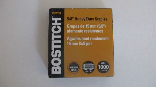 Bostitch Heavy Duty Premium Staples, 85-130 Sheets, 5/8-Inch Leg, 1,000 Per Box