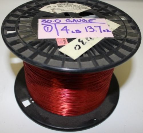30.0 gauge rea magnet wire 4 lbs 13.7 oz / fast shipping / trusted seller ! for sale