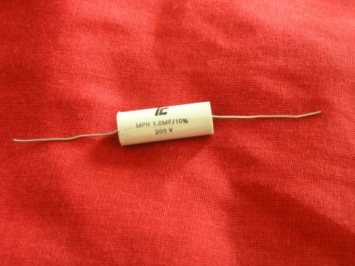 1uf 200v metallized polypropylene axial Illinois Capacitor 105MPH200 lot of 10