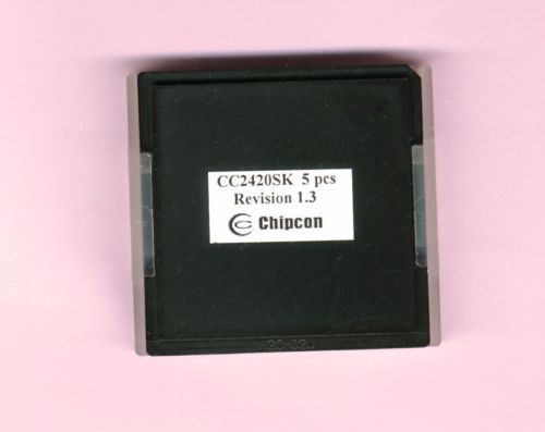 Lot of 5 pcs new Zigbee Chipcon TI chips CC2420 RF transceivers (IEEE 802.15.4)