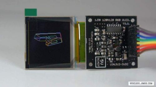 5v-ready-spi 1.5&#034; full color oled module for arduino / avr / pic / stm / arm /pi for sale