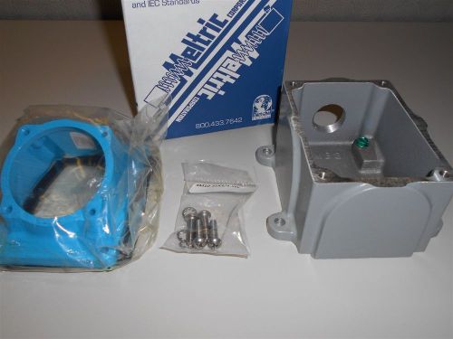 NEW MELTRIC CORP METAL JUNCTION BOX 3/4&#034; NPT FOR INDUSTRIAL WIRING MB334