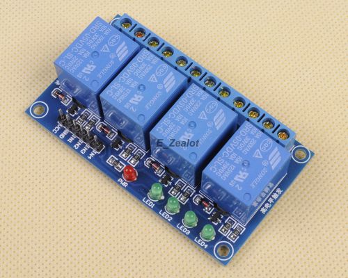5v 4-channel relay module high level triger relay shield for arduino for sale