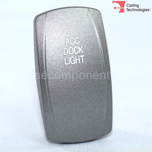 Carling contura v backlit actuator acc dock light nickel button laser etched for sale
