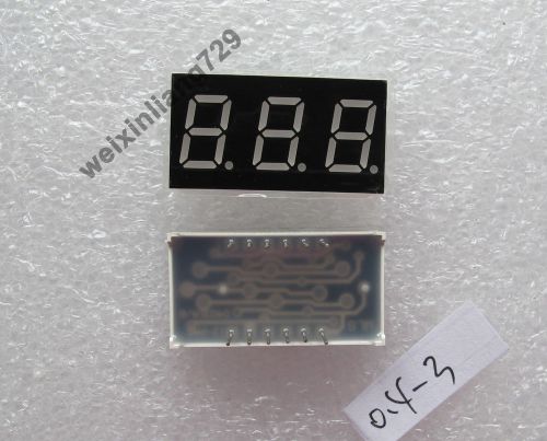 10pcs 0.4 inch 3 digit led display 7 seg segment Common anode ? white 0.4&#034;