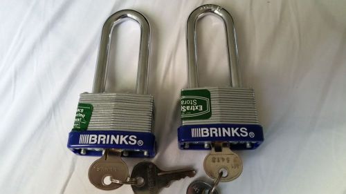 2 Pack BRINKS Locks With Duplicate Keys (Free Priority Shipping)