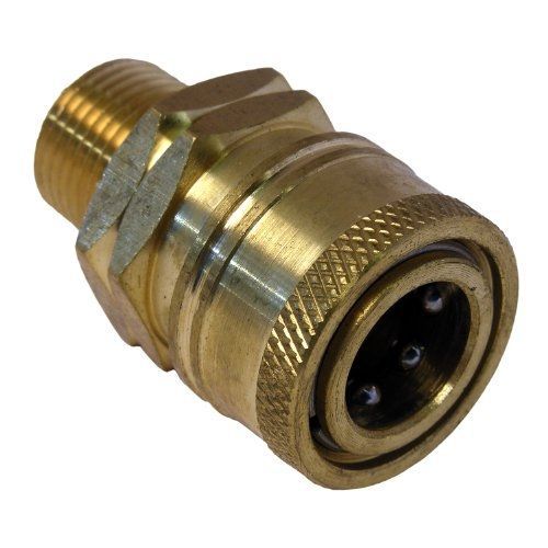 LASCO 60-1005 Quick Coupler for Pressure Washer, 3/8-Inch Male Pipe Thread
