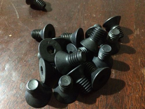 5/16-18x5/8 Flat Head Hex Socket Cap Screws Alloy Steel Black (25)