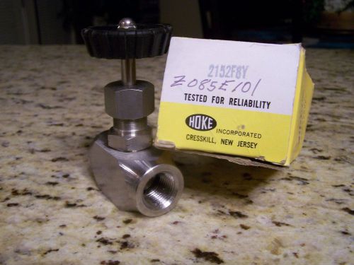 Lot of 4 hoke 1/2&#034; valves 316 ss type 2152f8y - threaded for sale