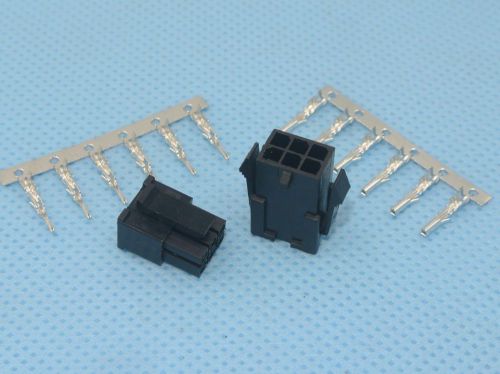 3.0mm wire-to-wire connector male&amp;female,6circuits,5pairs for sale