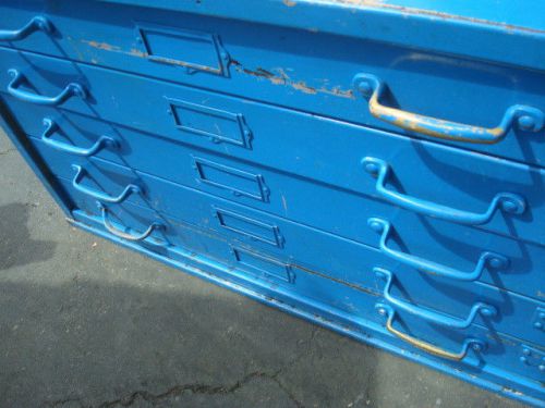 WAREHOUSE UTILITY SUPPLY STORAGE PARTS TOOLS HEAVY STEAMPUNK METAL BOX CABINET