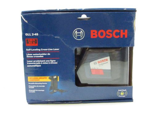 NEW Bosch GLL 2-45 Self-Leveling Long-Range Cross-line Laser  GLL2-45 0601063115