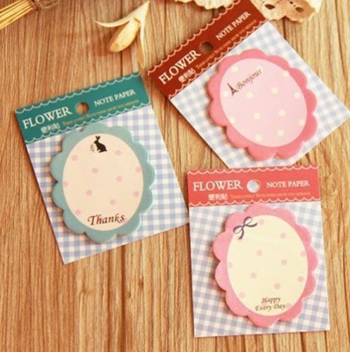 New Florid Post It Bookmark Writing Marker Memo Index Notepad Tab Sticky Notes