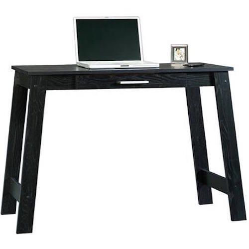 Wooden Writing Table, Ebony Ash Home Office Furniture Desk Student Dorm Storage