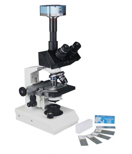 Trinocular Medical Clinical Vet Bacteria &amp; Virus Worm Microscope w 1.3Mp Camera