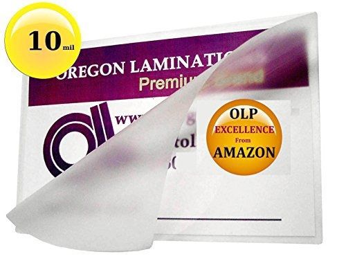 10 mil double letter laminating pouches 11-1/2 x 17-1/2 qty 50 hot laminator for sale