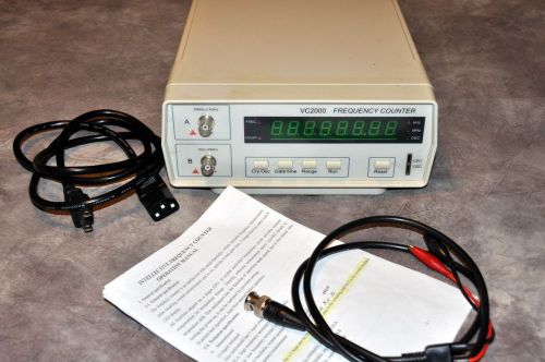 VC2000 Frequency Counter (0.01Hz - 2.4 GHz and 0.5µs - 10s)