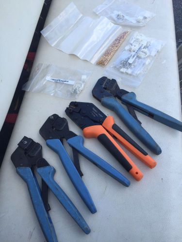 4 CRIMPING TOOLS HAND CRIMPERS