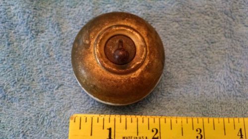 OLD Vtg Antique Brass Toggle Switch