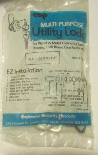 ESP - 1 1/8” Multi-Purpose Utility Lock for 3/4&#034; Hole - ULR 1125 - NEW