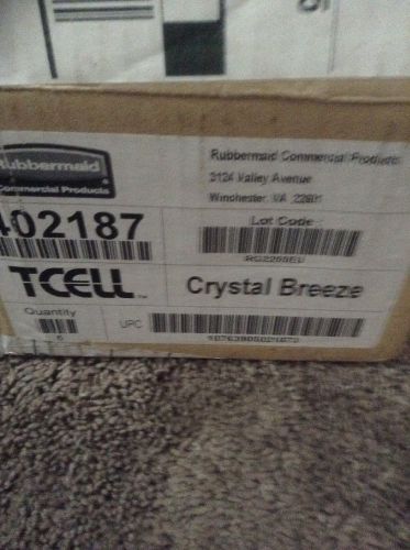 RUBBERMAID TCELL Crystal Breeze Air Freshener Refill 5 Pack FREE Shipping!!