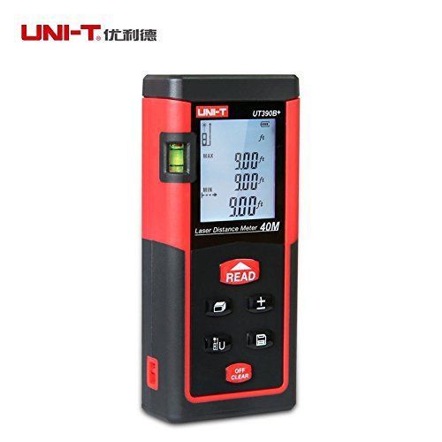 Uni-t ut 390b+ digital laser distance meter 40 meters 131 feet range finder meas for sale