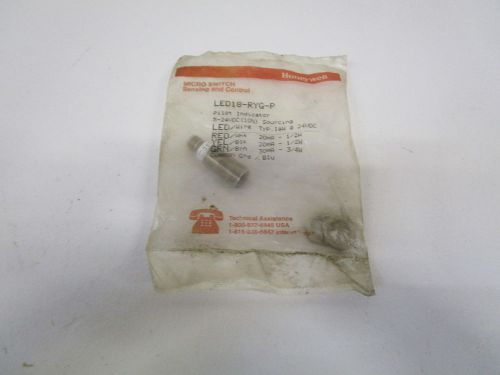 HONEYWELL PILOT INDICATOR PROX. SWITCH LED18-RYG-P *NEW IN FACTORY BAG*