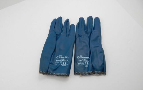 Ladies Large 7.5 Nitrile rubber Coated Gloves Work Gloves 10 Pairs