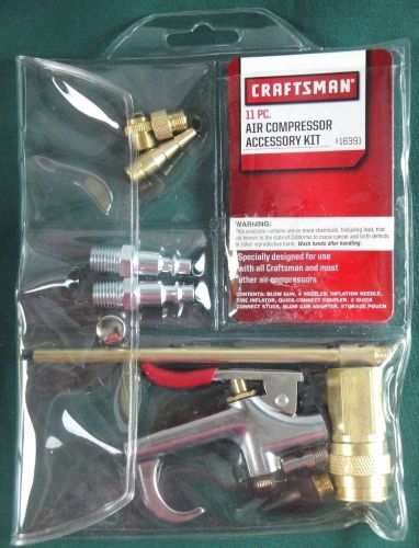 Craftsman -11 Piece Air Compressor Accessory Kit- (9-16391)   (J3)